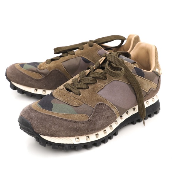 Valentino Rockrunner Camouflage Sneakers